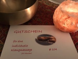 Klang-GeschenkGutschein